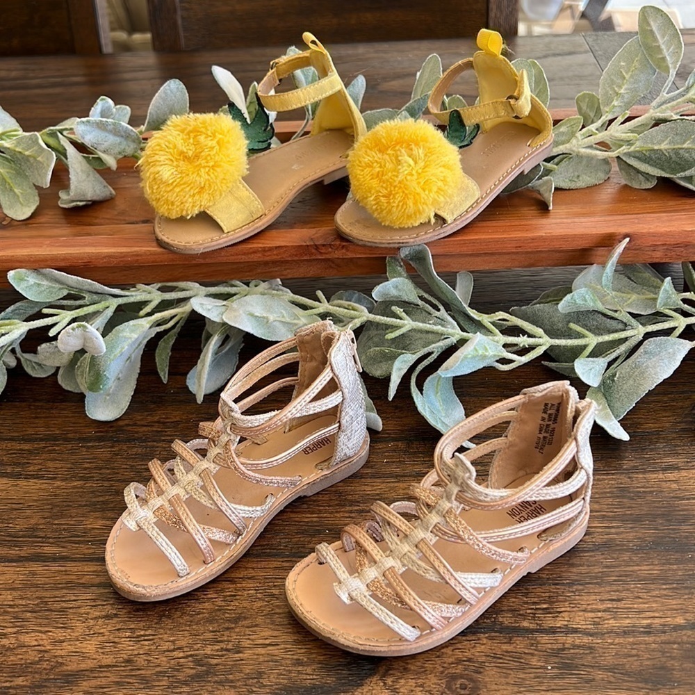 toddler sandals bundle | size 7c | harper canyon & old navy